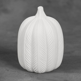 Ceramic Bisque Tall Knit Pumpkin - Case of 4